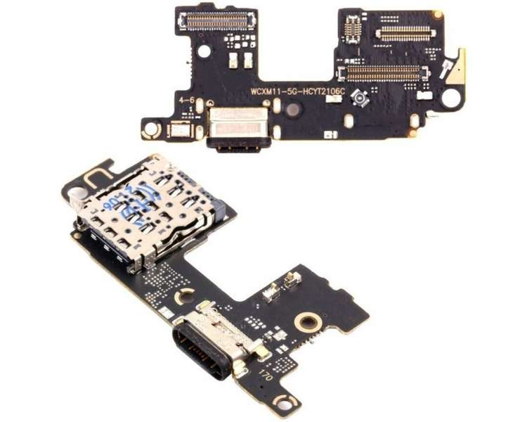 PCB Conector Placa de Carga para Xiaomi Mi 11 5G Original