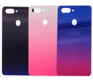 Tapa Trasera para Oppo R15 Pro, Roja con Azul