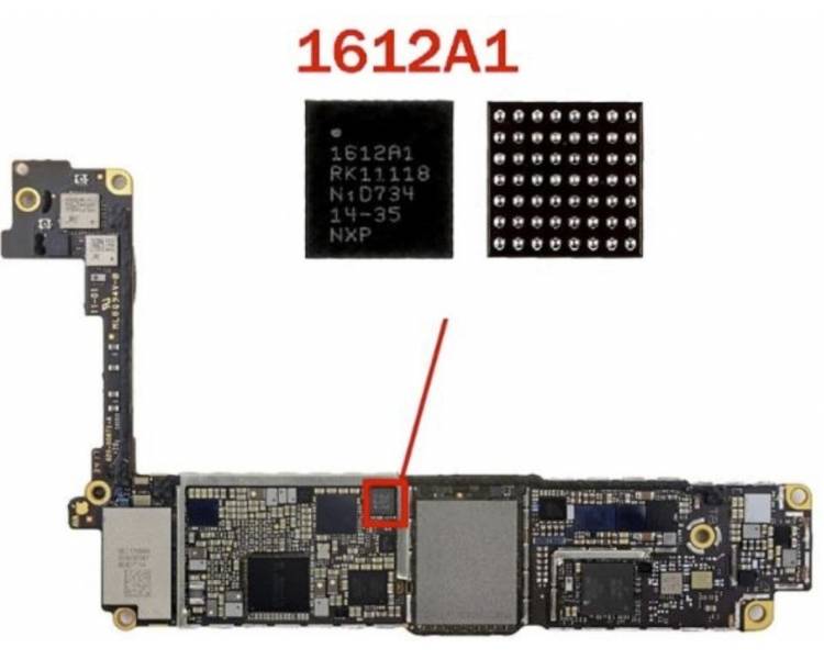 Chip IC de carga para iPhone X, 8, 8 Plus U6300 , 1612A1