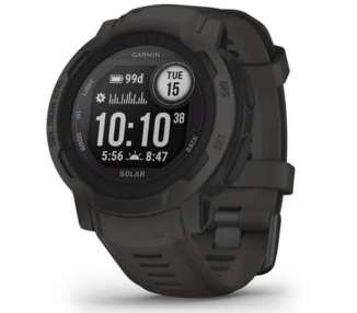 Smartwatch garmin instinct 2 solar/ notificaciones/ frecuencia cardíaca/ gps/ negro