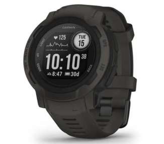 Smartwatch garmin instinct 2/ notificaciones/ frecuencia cardíaca/ gps/ negro