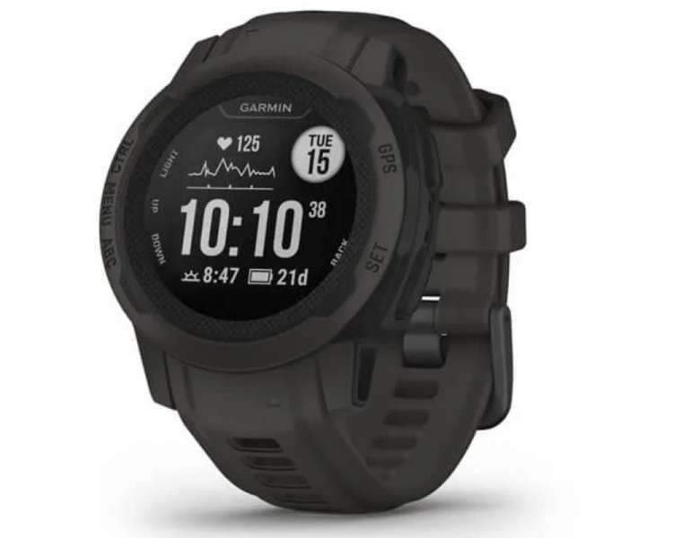 Smartwatch garmin instinct 2s/ notificaciones/ frecuencia cardíaca/ gps/ negro