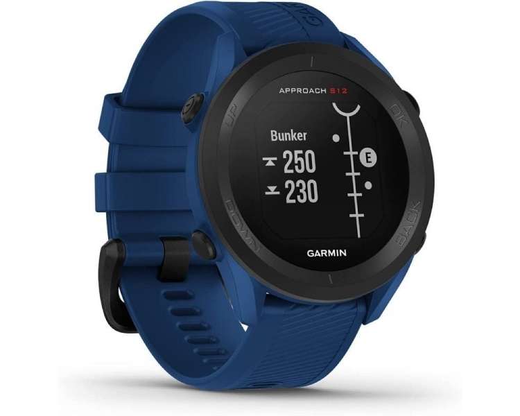 Smartwatch para golf garmin approach s12 edición 2022/ gps/ azul marino