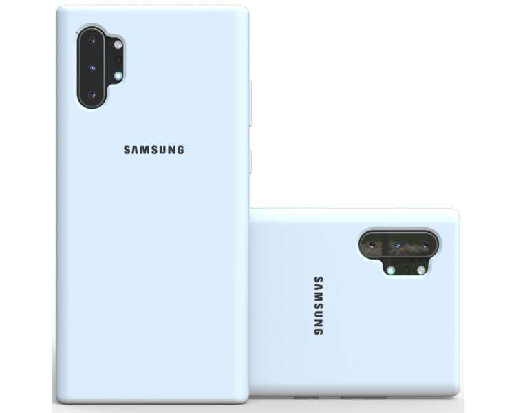 Funda Carcasa de Silicona Suave Líquida para Samsung Galaxy Note 10 Plus - Diseño Original