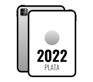 Apple ipad pro 11' 2022 4th wifi/ m2/ 128gb/ plata - mnxe3ty/a