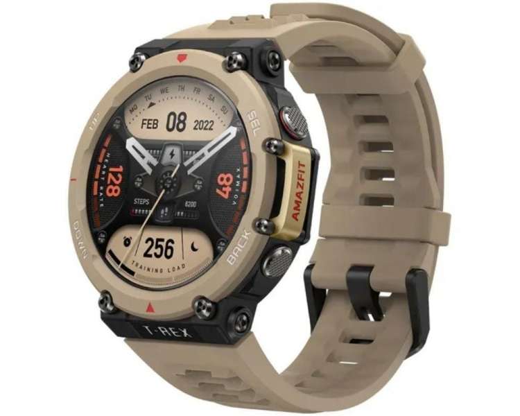 Smartwatch huami amazfit t-rex 2/ notificaciones/ frecuencia cardíaca/ gps/ desert khaki