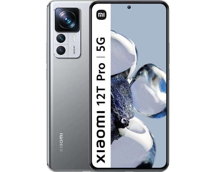 Smartphone xiaomi 12t pro 12gb/ 256gb/ 6.67'/ 5g/ plata