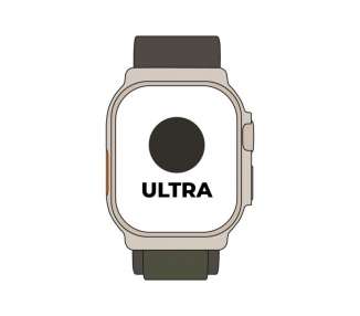 Apple watch ultra/ gps/ cellular/ 49mm/ caja de titanio/ correa loop alpine verde m