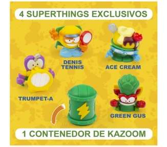 SuperThings SuperZings Rivals of Kaboom Juego de Cartas & 5 Figuras