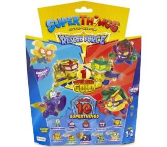 Superthings SuperZings Rescue Force Caja 10 Pack Juguete, Serie 10
