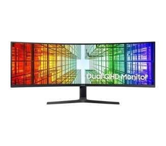 Monitor gaming ultrapanorámico curvo samsung s49a950uiu 49'/ dual qhd/ multimedia/ 4ms/ 120hz/ va/ negro