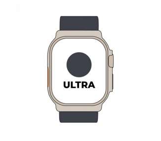 Apple watch ultra/ gps/ cellular/ 49mm/ caja de titanio/ correa ocean medianoche
