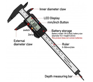Precision Caliper 0.1 - 150mm