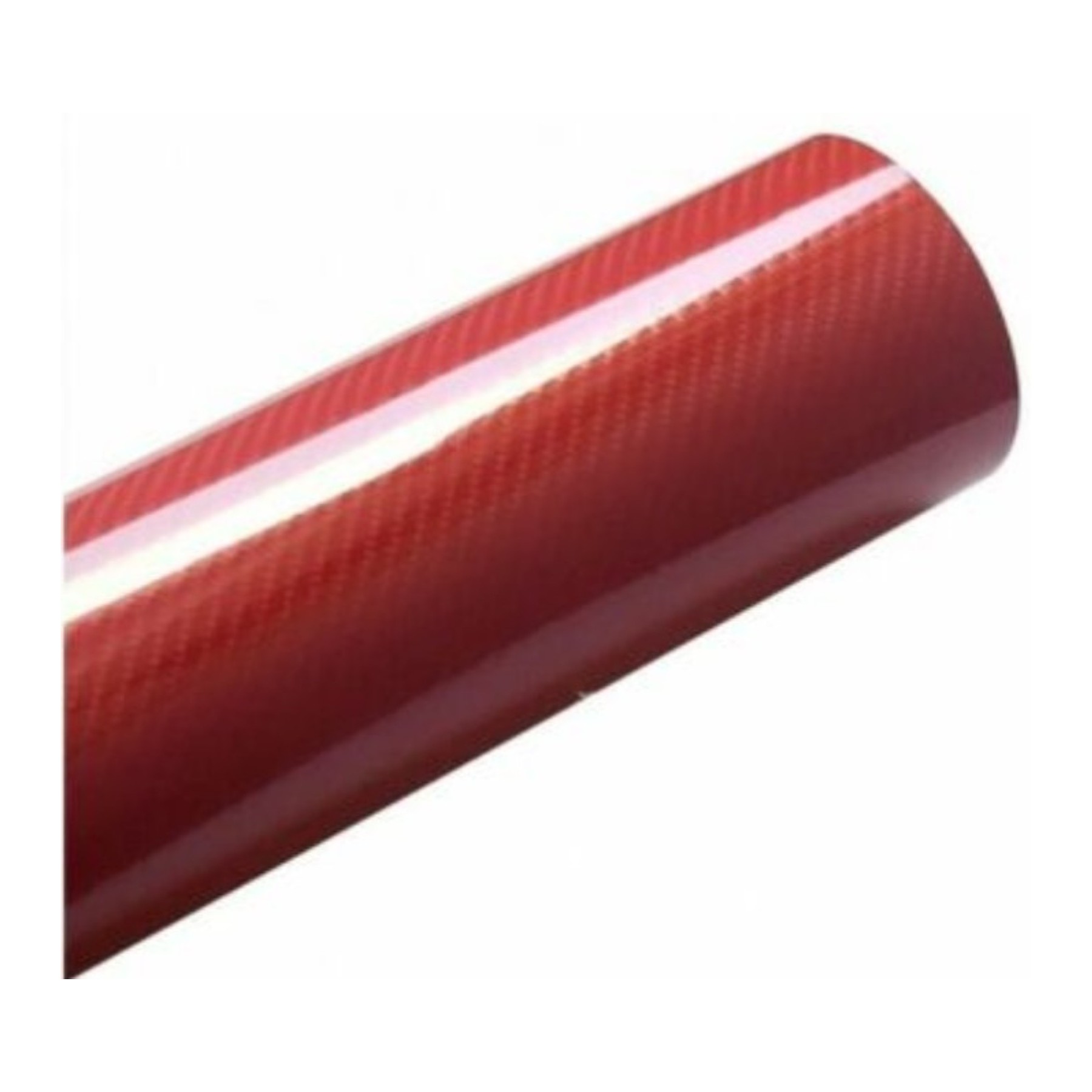 Vinilo De Carbono 5D Rollo De 150X30Cm Moldeable Con Calor En 3D Rojo