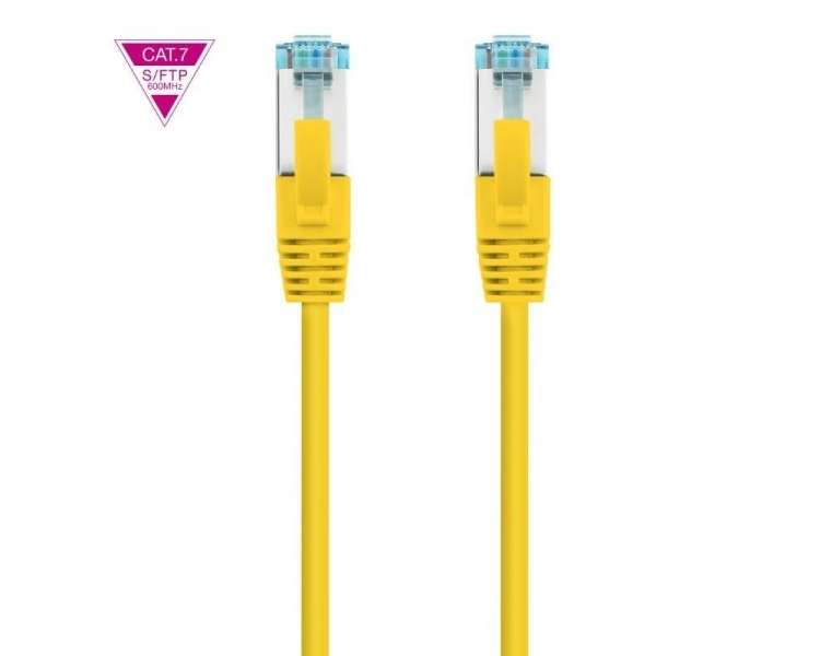 Cable de red rj45 sftp nanocable 10.20.1700-l25-y cat.7/ lszh/ 25cm/ amarillo