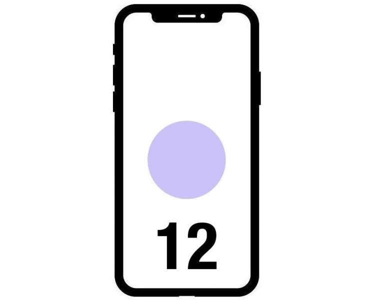 Smartphone apple iphone 12 64gb / 6.1'/ 5g/ púrpura