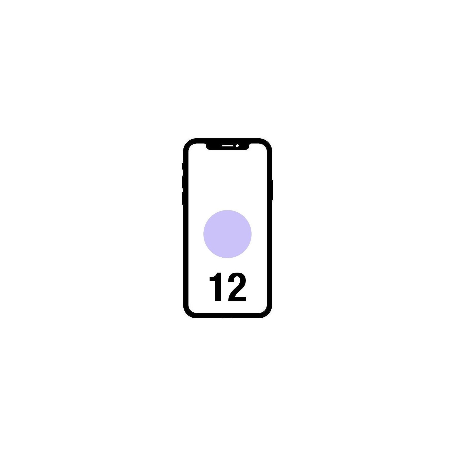 Smartphone apple iphone 12 64gb / 6.1'/ 5g/ púrpura