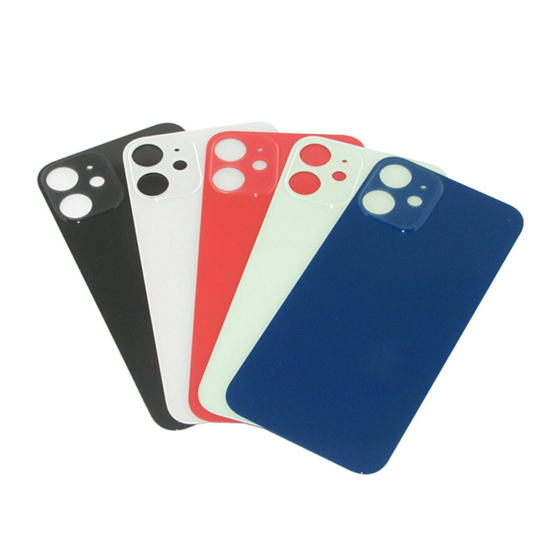 Tapa Trasera De Cristal Compatible Para Apple Iphone 12 Mini Con Agujero De Camara Grande