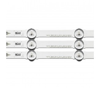 Kit Tiras LED para TV 48" Samsung UE48JU6060 UE48JU6400K V5DU-480DCA-R1 V5DU-480DCB-R1 BN96-34793A