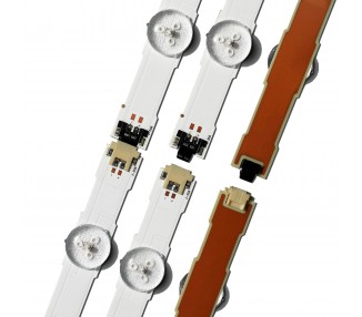 Kit Tiras LED para TV 48" Samsung UE48JU6060 UE48JU6400K V5DU-480DCA-R1 V5DU-480DCB-R1 BN96-34793A