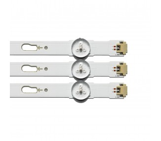 Kit Tiras LED para TV 48" Samsung UE48JU6060 UE48JU6400K V5DU-480DCA-R1 V5DU-480DCB-R1 BN96-34793A