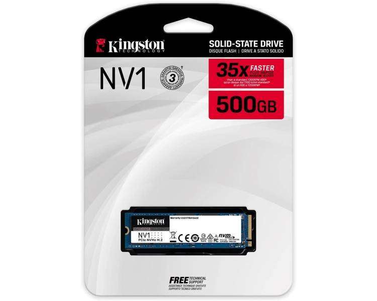 Disco SSD Kingston NV1 500GB m.2 2280 PCIE NVME