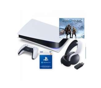 CONSOLA SONY PS5+GOWR+PULSE3D+PSN50?