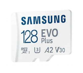 Tarjeta De Memoria Samsung Evo Plus 2021 128Gb Microsd Xc Con Adaptador Clase 10/ 130Mbs