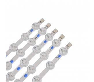 Kit Tiras LED para TV Philips 40PFL3008H VES400UNDS-03/12 40PFL3008K/12 VES400UNDS-01 40PFL3018K/12 LT-40TW51 40L3453DB 42HXT12U