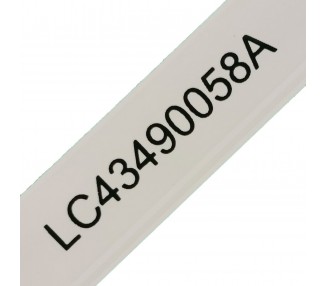 KIT TIRAS LED PARA TV LG LG 43UK6400PLF PLA PLB 43UK6310PSE