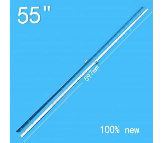 Kit Reparacion Retroiluminacion Tiras de Led TV 55" BN96-45913A, 55NU7100 55NU7300 UE55NU7100 UE55NU7300 A0T-55-NU7100-2X40-3030C