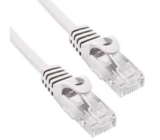 Cable de red rj45 utp phasak phk 1510 cat.6/ 10m/ gris