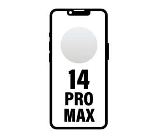 Smartphone apple iphone 14 pro max 256gb/ 6.7'/ 5g/ plata