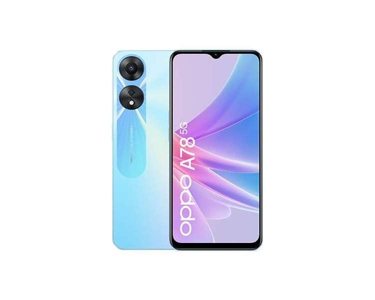 MOVIL SMARTPHONE OPPO A78 8GB 128GB 5G GLOWING BLUE