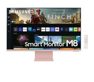 Monitor inteligente samsung m8 s32bm80puu 32'/ 4k/ smart tv/ multimedia/ rosa