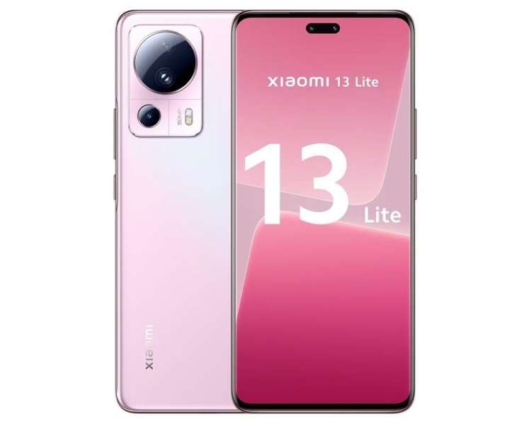 Smartphone xiaomi 13 lite 8gb/ 256gb/ 6.55'/ 5g/ rosa