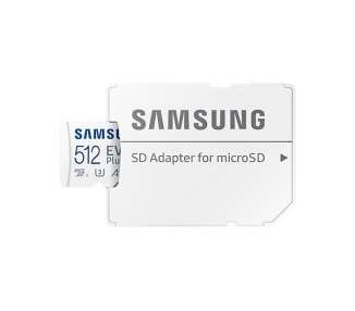 Memoria USB MEM MICRO SDXC 512GB SAMSUNG EVO PLUS WHITE