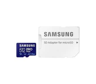 Memoria USB MEM MICRO SDXC 512GB SAMSUNG PRO PLUS BLUE