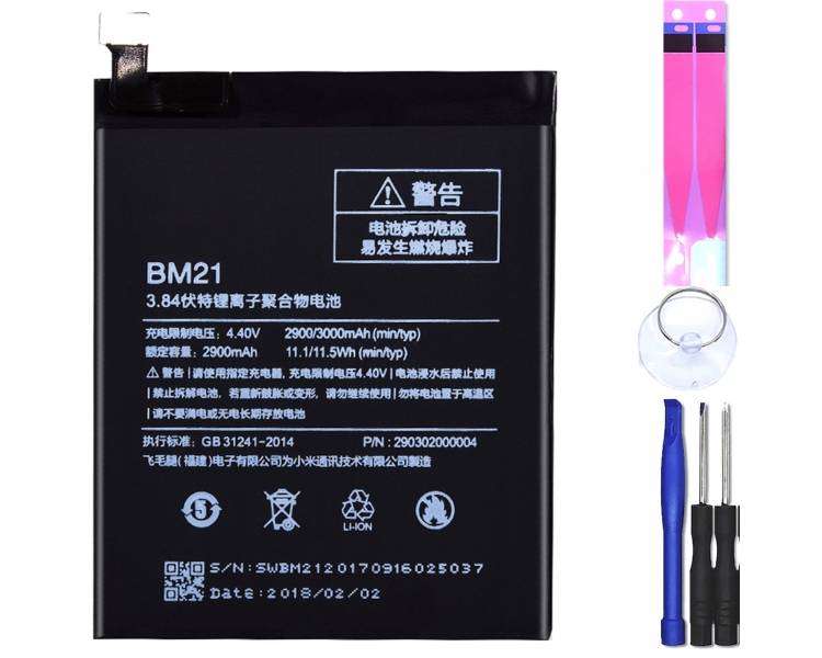 Battery for Xiaomi Mi Note - Part Number BM21
