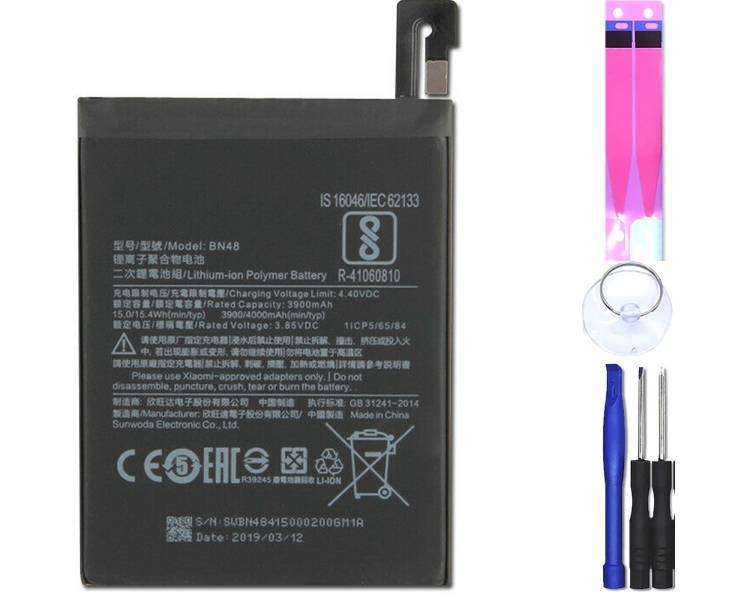 Batería Para Xiaomi Redmi Note 6 Pro, MPN Original: Bn48