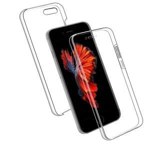 Funda Doble iPhone 6 / 6s Silicona Transparente Delantera y Trasera