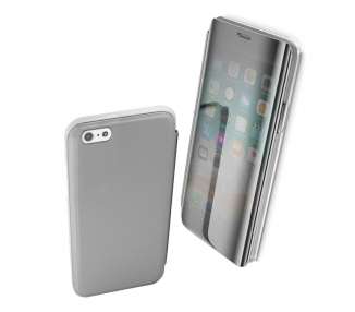 Funda Flip con Stand iPhone 5 / 5S / SE Clear View - 6 Colores