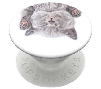 Soporte adhesivo para smartphone popsockets cat nap
