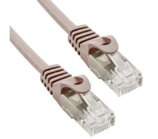 Cable de red rj45 utp phasak phk 1601 cat.6/ 1m/ gris