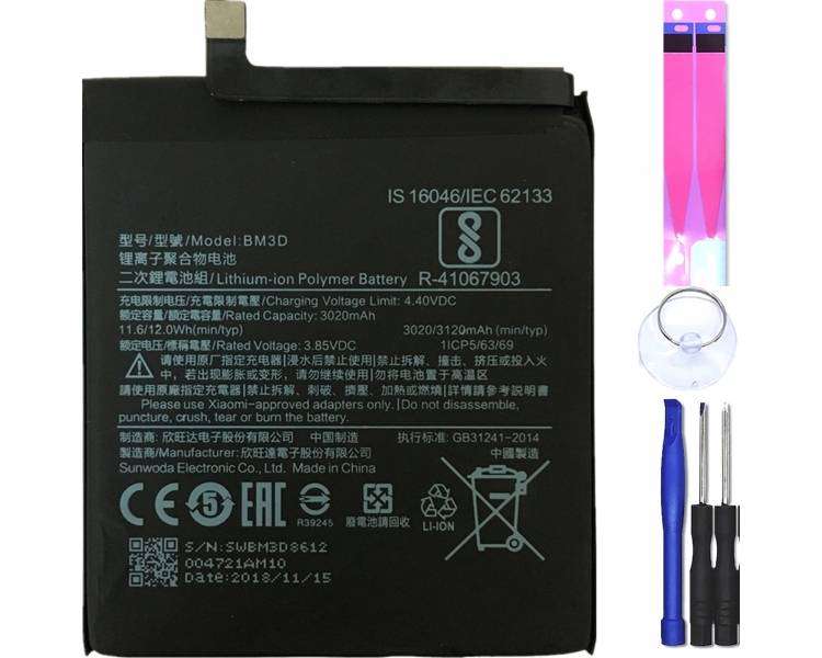 Bateria Interna Para Xiaomi Mi8 Se Mi 8Se, Mpn Original: Bm3D