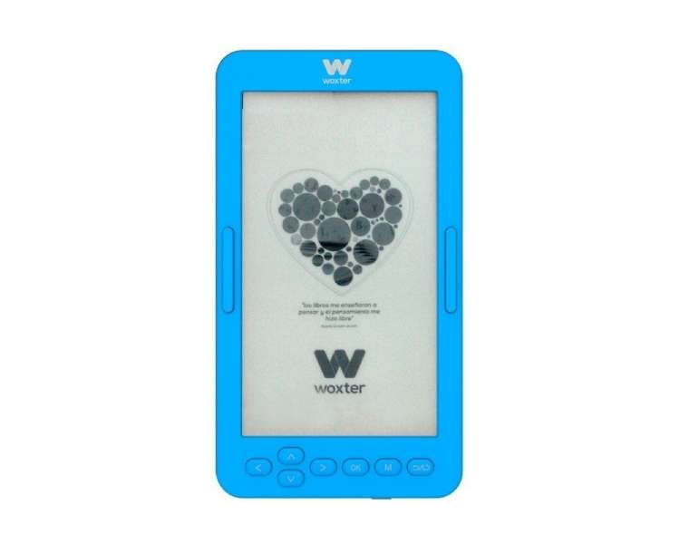 Libro electrónico ebook woxter scriba 195 s/ 4.7'/ tinta electrónica/ azul