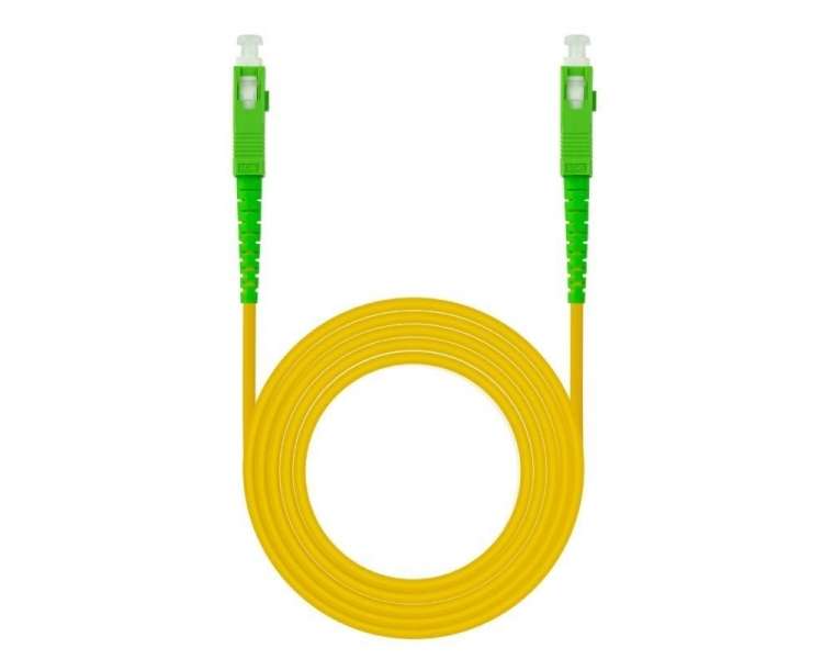 Cable de fibra óptica g657a2 nanocable 10.20.0060/ lszh/ 60m/ amarillo