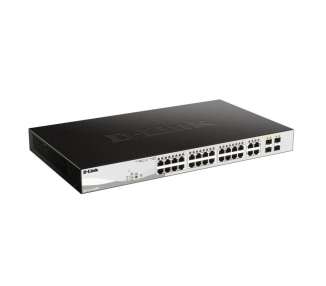 Switch d-link smart plus dgs-1210-28mp 28 puertos/ rj-45 10/100/1000 poe/ sfp