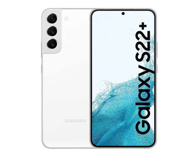 Smartphone samsung galaxy s22 plus 8gb/ 256gb/ 6.6'/ 5g/ blanco v2