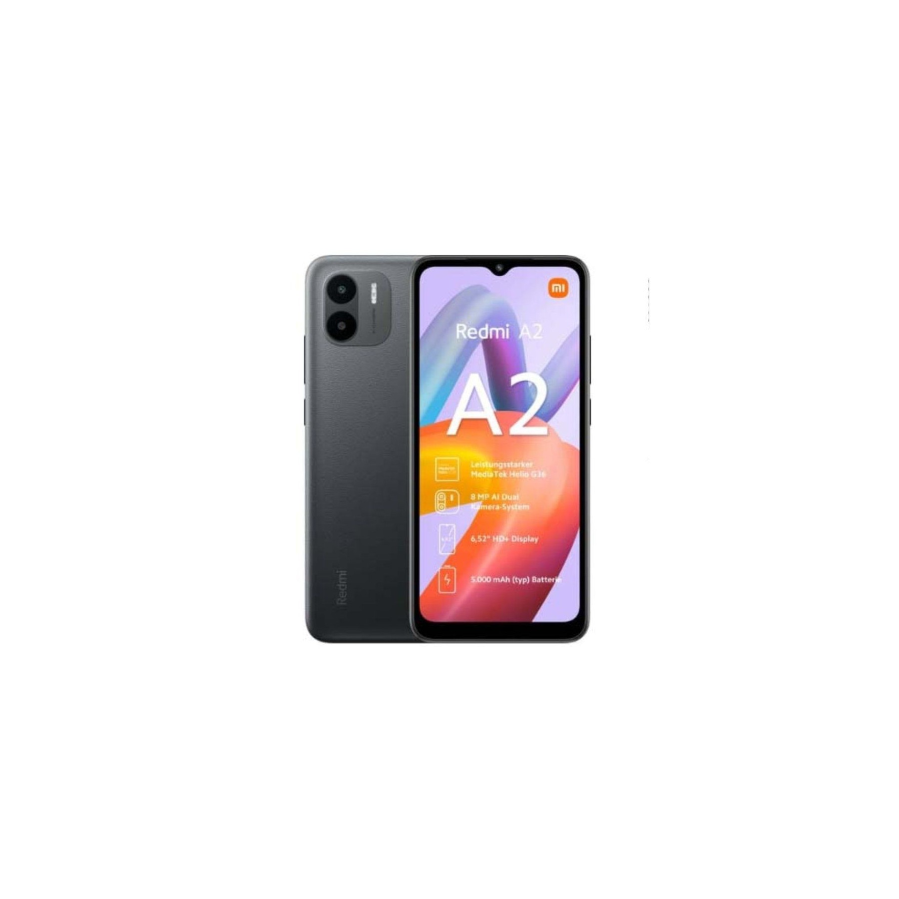 Smartphone xiaomi redmi a2 2gb/ 32gb/ 6.52'/ negro
